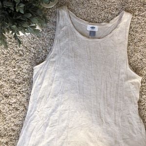OLD NAVY Luxe Swing Top in Tan with Glitter. SZ L